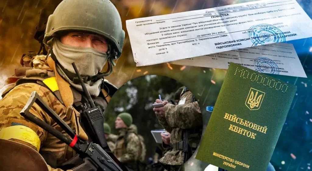 військовозобов’язаний читає повістку