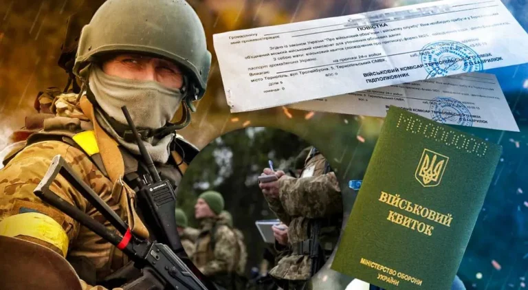 військовозобов’язаний читає повістку